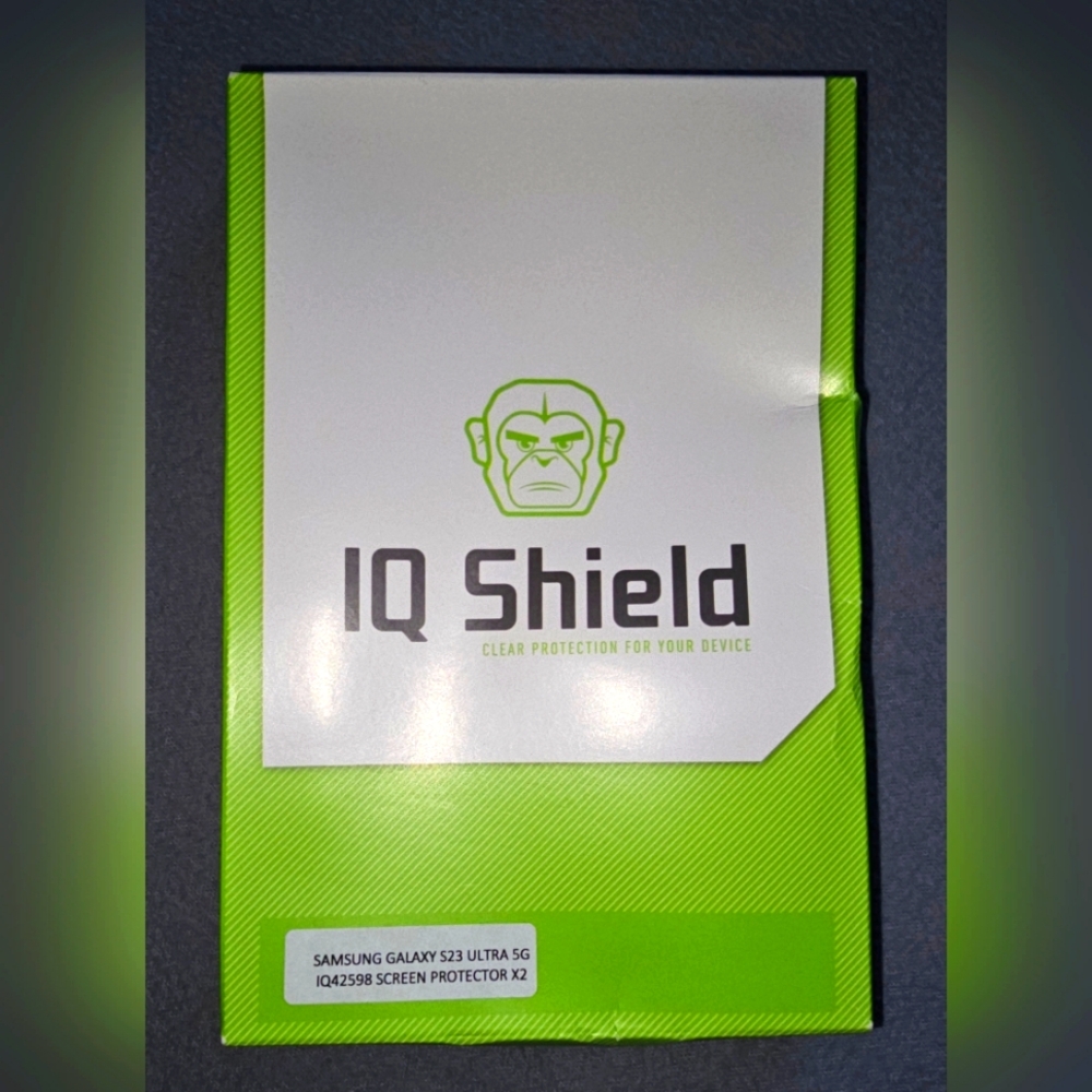 ✨️ IQ Sheild Screen Protector 2 Pack ~ Galaxy S23 Ultra 5G NEW
